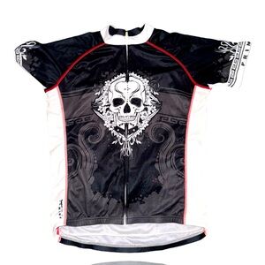 Primal Cycling Jersey: Male Large SKULL Designed Bicycle Kit: GUC